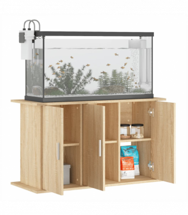 vidaXL Aquarium Stand Sonoma Oak 101x41x58 cm Engineered Wood