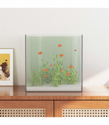 vidaXL Aquarium with Storage Transparent 30 x 30 x 30 cm Glass