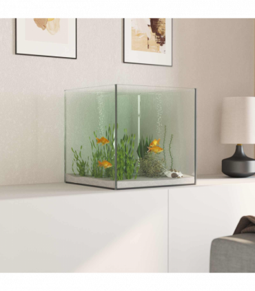 vidaXL Aquarium with Storage Transparent 30 x 30 x 30 cm Glass