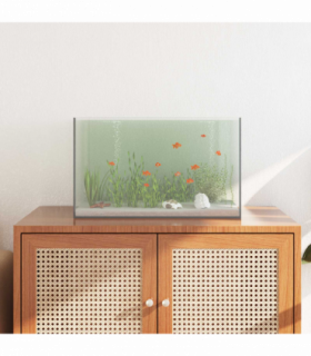 vidaXL Aquarium with Storage Transparent 50 x 30 x 30 cm Glass