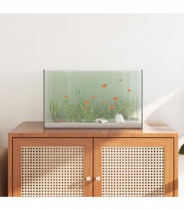 vidaXL Aquarium with Storage Transparent 50 x 30 x 30 cm Glass