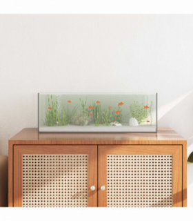 vidaXL Aquarium with Storage Transparent 60 x 20 x 20 cm Glass