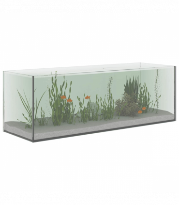 vidaXL Aquarium with Storage Transparent 60 x 20 x 20 cm Glass