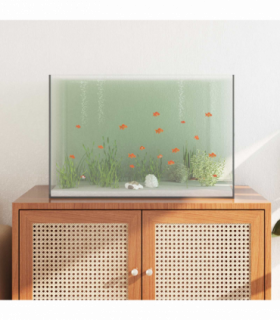 vidaXL Aquarium with Storage Transparent 60 x 35 x 40 cm Glass