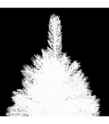 vidaXL Artificial Christmas Tree Lifelike Needles White 120 cm