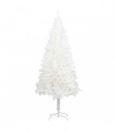 vidaXL Artificial Christmas Tree Lifelike Needles White 240 cm