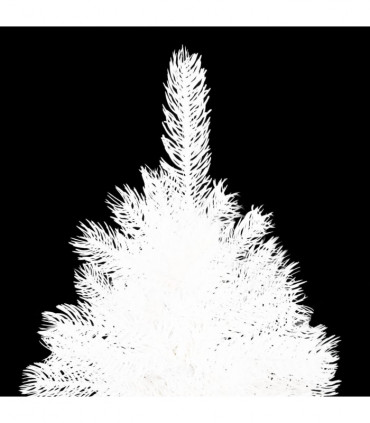 vidaXL Artificial Christmas Tree Lifelike Needles White 240 cm