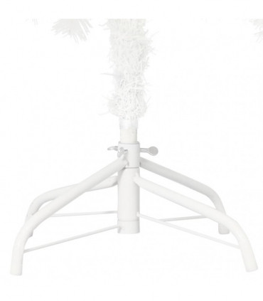 vidaXL Artificial Christmas Tree Lifelike Needles White 240 cm