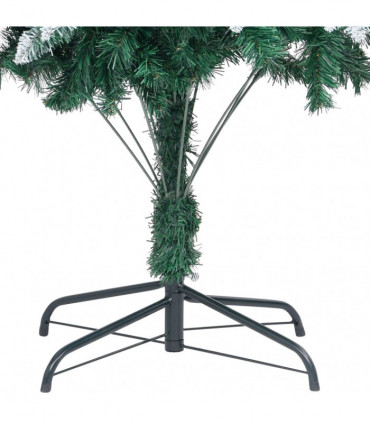 vidaXL Artificial Christmas Tree with Pine Cones and White Snow 240 cm