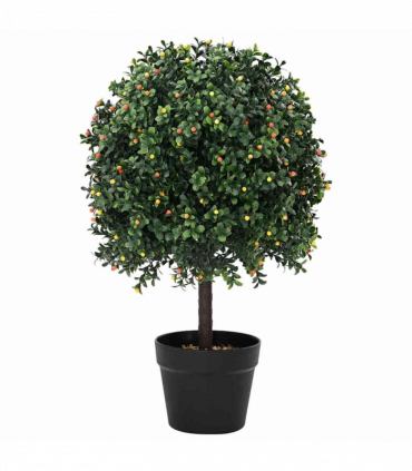 vidaXL Artificial Tree Green 35 x 35 x 50 cm Plastic