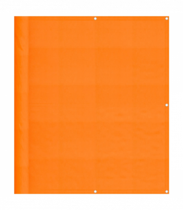 vidaXL Balcony Screen Orange 120x700 cm 100% Polyester Oxford