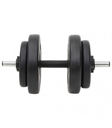 vidaXL Barbell and Dumbbell with Plates 60 kg