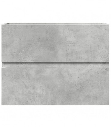 vidaXL Bathroom Cabinet Concrete Grey 60x38.5x45 cm Engineered Wood