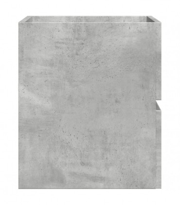 vidaXL Bathroom Cabinet Concrete Grey 60x38.5x45 cm Engineered Wood