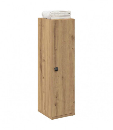 vidaXL Bathroom Cabinet with Roll Holder Artisan Oak 20.5x22x72 cm