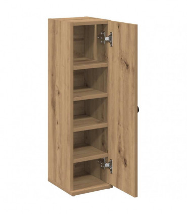 vidaXL Bathroom Cabinet with Roll Holder Artisan Oak 20.5x22x72 cm