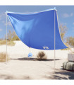 vidaXL Beach Canopy with Sand Anchors Blue 214x236 cm