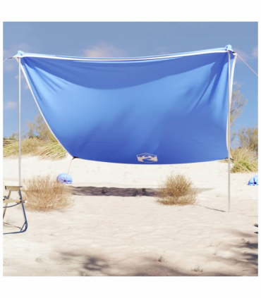 vidaXL Beach Canopy with Sand Anchors Blue 304x300 cm
