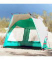 vidaXL Beach Tent 2-Person Sea Green Quick Release Waterproof