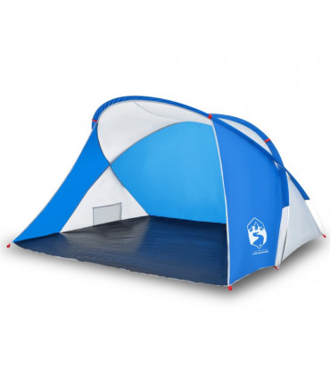 vidaXL Beach Tent Azure Blue Pop-up Waterproof