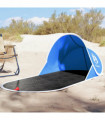 vidaXL Beach Tent Azure Blue Pop-up Waterproof