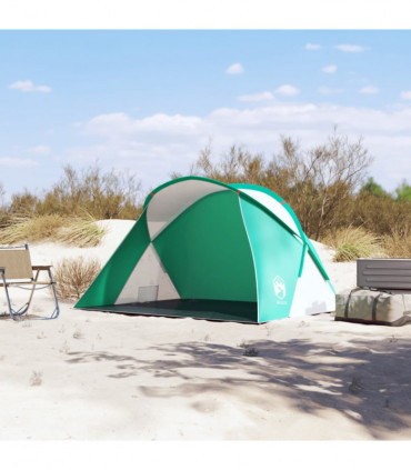 vidaXL Beach Tent Sea Green Pop-up Waterproof