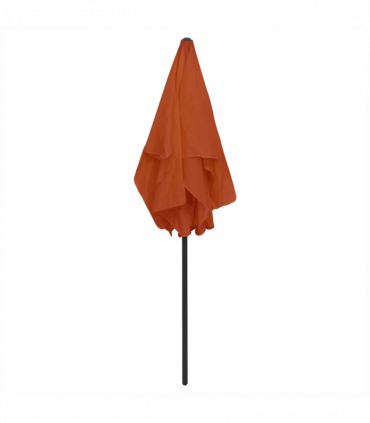 vidaXL Beach Umbrella Terracotta 180x120 cm