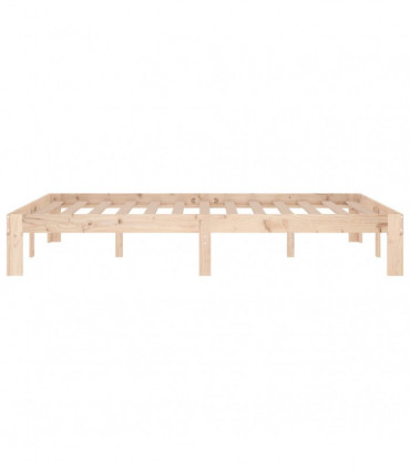 vidaXL Bed Frame Solid Wood 120x190 cm Small Double