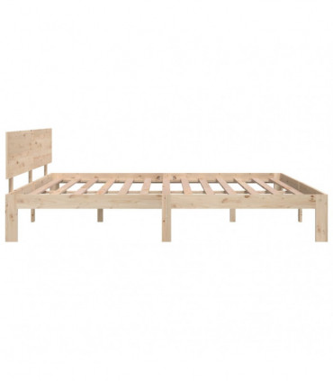 vidaXL Bed Frame Solid Wood 180x200 cm Super King Size