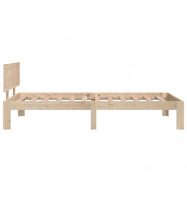vidaXL Bed Frame Solid Wood 90x190 cm Single