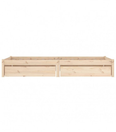 vidaXL Bed Frame with Drawers 90x190 cm Single