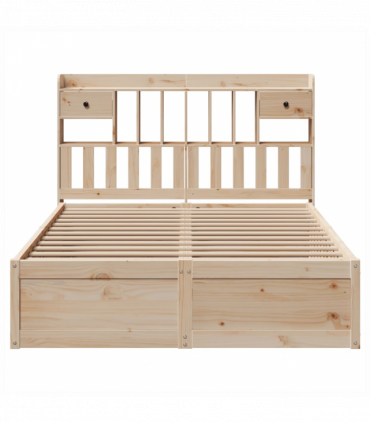 vidaXL Bed Frame without Mattress 140x200 cm Solid Wood Pine
