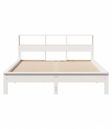 vidaXL Bed Frame without Mattress White 160x200 cm Solid Wood Pine