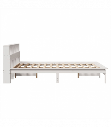 vidaXL Bed Frame without Mattress White 160x200 cm Solid Wood Pine