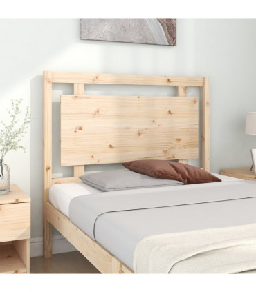 vidaXL Bed Headboard 105.5x4x100 cm Solid Pine Wood