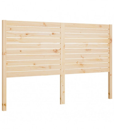 vidaXL Bed Headboard 141x4x100 cm Solid Wood Pine