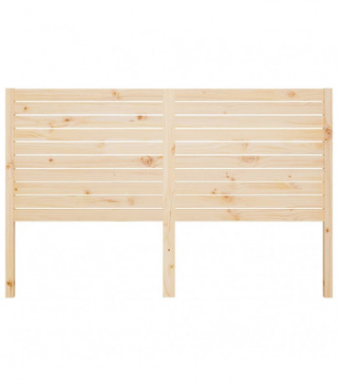vidaXL Bed Headboard 141x4x100 cm Solid Wood Pine