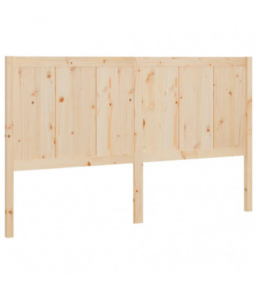 vidaXL Bed Headboard 145.5x4x100 cm Solid Pine Wood
