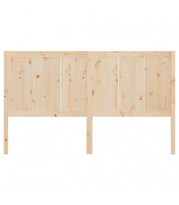 vidaXL Bed Headboard 145.5x4x100 cm Solid Pine Wood