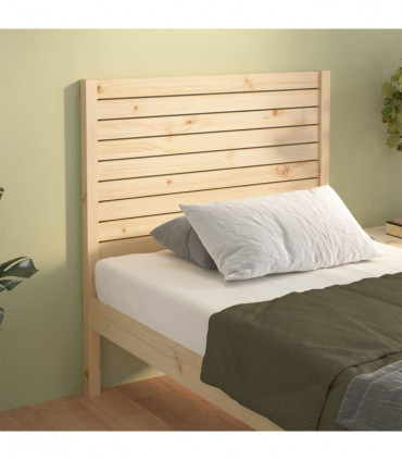 vidaXL Bed Headboard 81x4x100 cm Solid Wood Pine