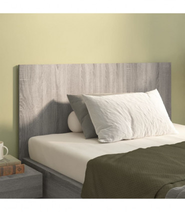 vidaXL Bed Headboard Grey Sonoma 120x1.5x80 cm Engineered Wood