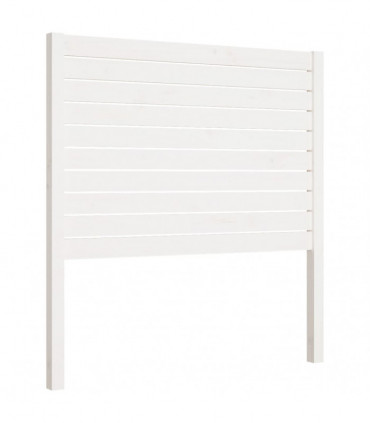 vidaXL Bed Headboard White 81x4x100 cm Solid Wood Pine