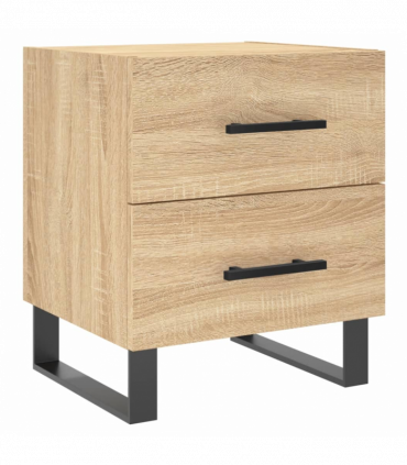 vidaXL Bedside Cabinet Sonoma Oak 40x35x47.5 cm Engineered Wood
