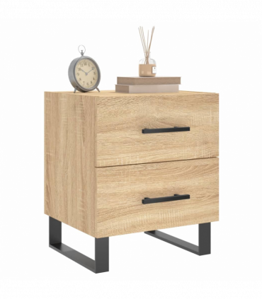 vidaXL Bedside Cabinet Sonoma Oak 40x35x47.5 cm Engineered Wood