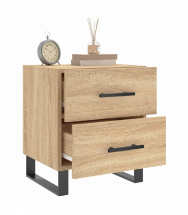 vidaXL Bedside Cabinet Sonoma Oak 40x35x47.5 cm Engineered Wood