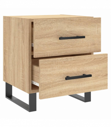 vidaXL Bedside Cabinet Sonoma Oak 40x35x47.5 cm Engineered Wood