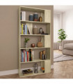 vidaXL Book Cabinet/Room Divider Sonoma Oak 80x24x159 cm Engineered Wood