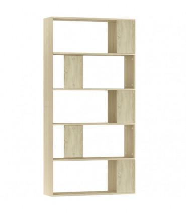 vidaXL Book Cabinet/Room Divider Sonoma Oak 80x24x159 cm Engineered Wood