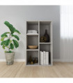 vidaXL Book Cabinet/Sideboard Concrete Grey 50x25x80 cm Engineered Wood