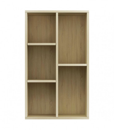 vidaXL Book Cabinet/Sideboard Sonoma Oak 50x25x80 cm Engineered Wood